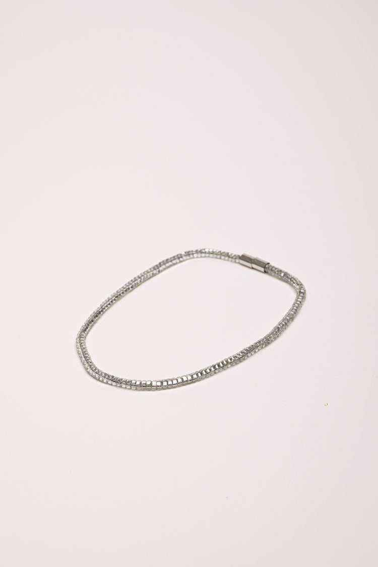 Collana con strass