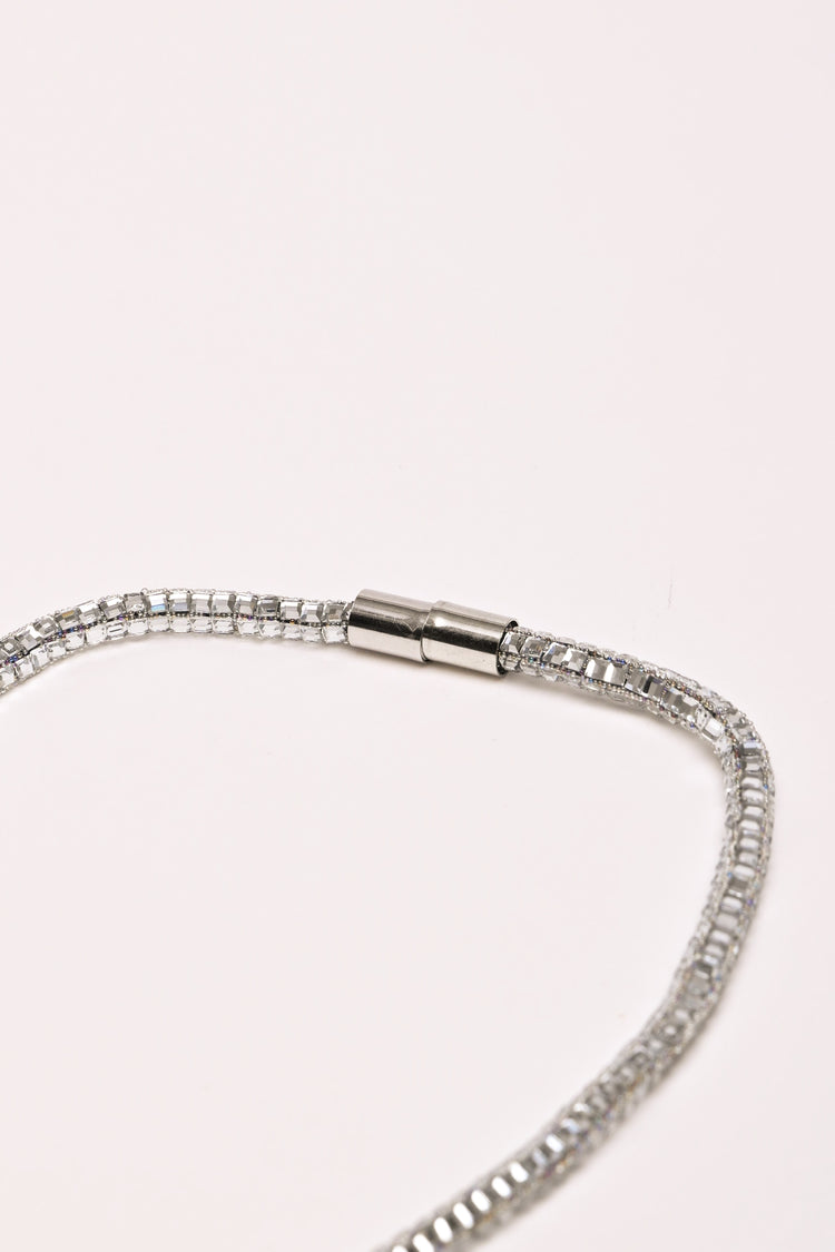 Collana con strass