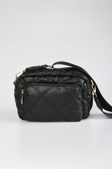 Borsa in nylon trapuntato e imbottito