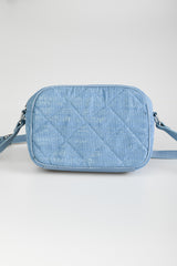 Borsa in velluto lurex trapuntato