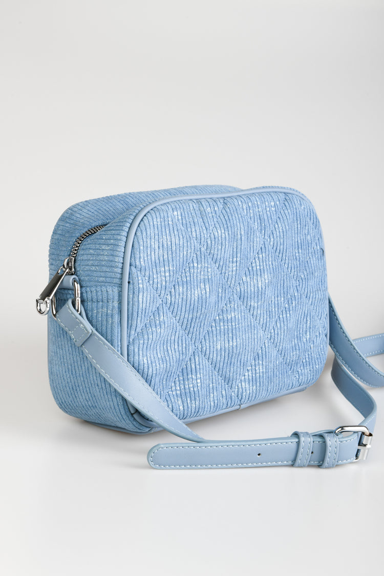 Borsa in velluto lurex trapuntato