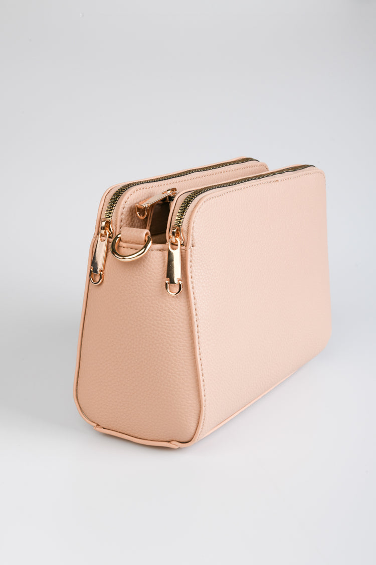Borsa con tracolla in jacquard