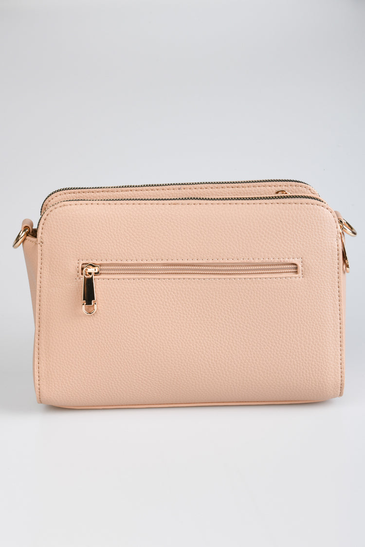 Borsa con tracolla in jacquard