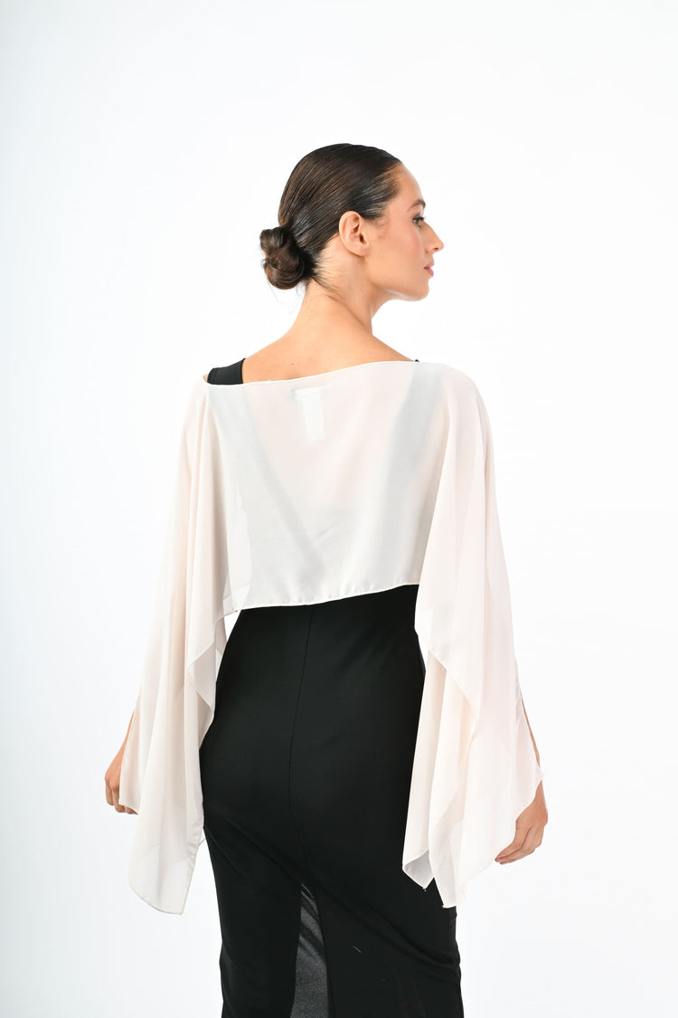 Coprispalle in georgette