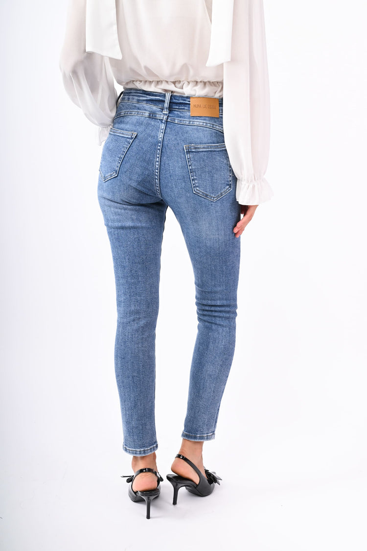 Jeans skinny con strappi