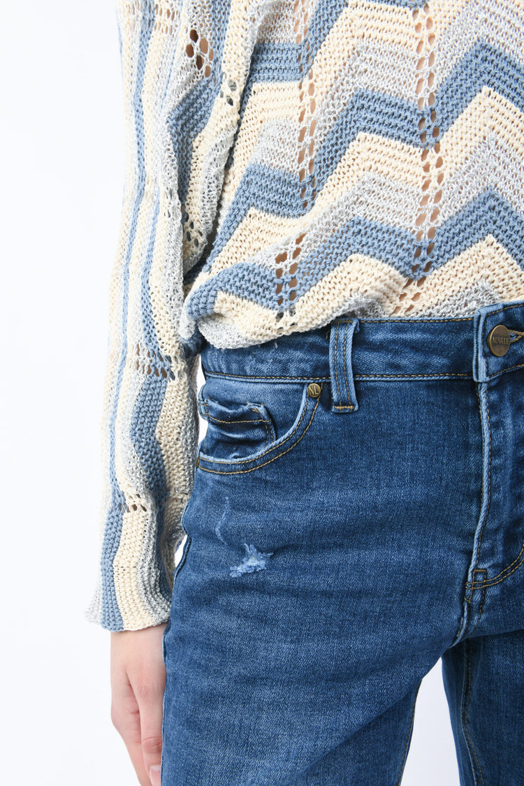 Jeans ripped