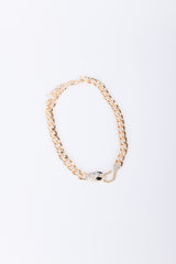 Collana con pendente serpente