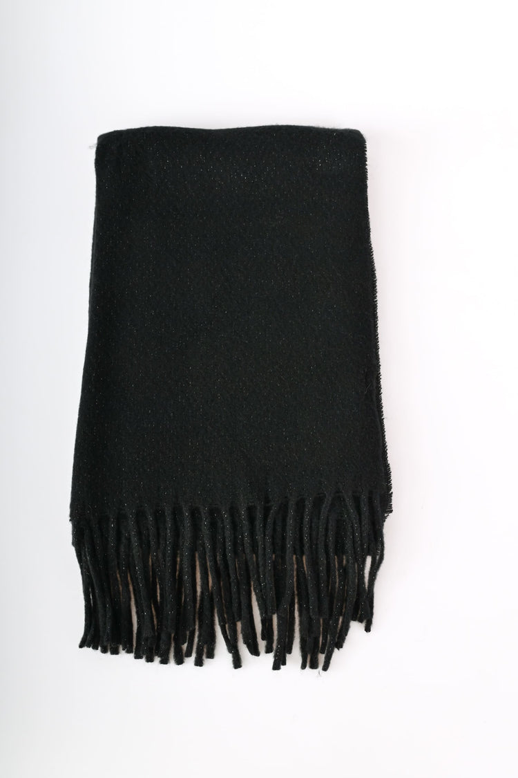 Sciarpa basic con frange
