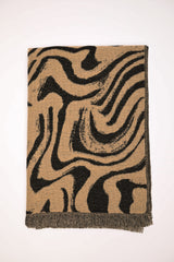 Sciarpa in jacquard animalier