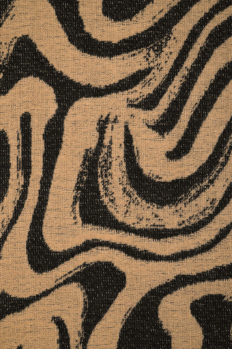 Sciarpa in jacquard animalier