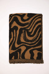 Sciarpa in jacquard animalier
