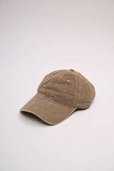 Cappello da baseball in velluto a coste fango