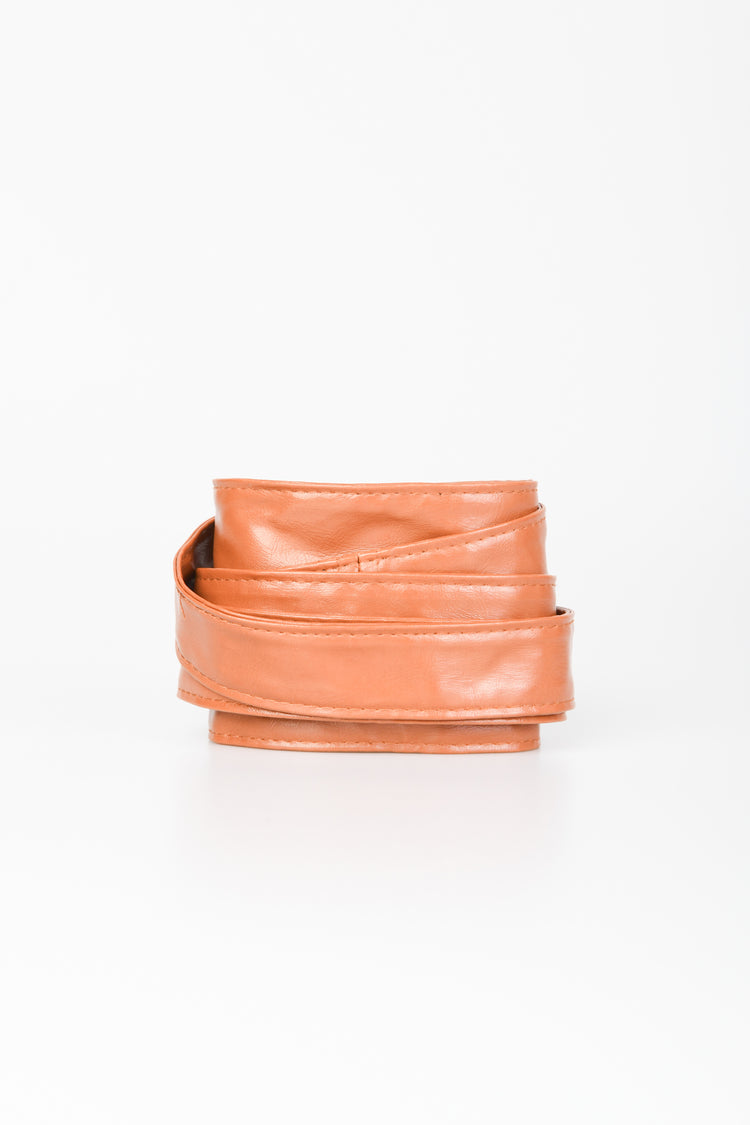 Cintura a fascia in similpelle
