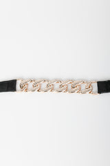 Cintura a fascia con catenella