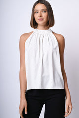 Top allAmericana con strass