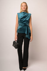 Maglia con nodo velour
