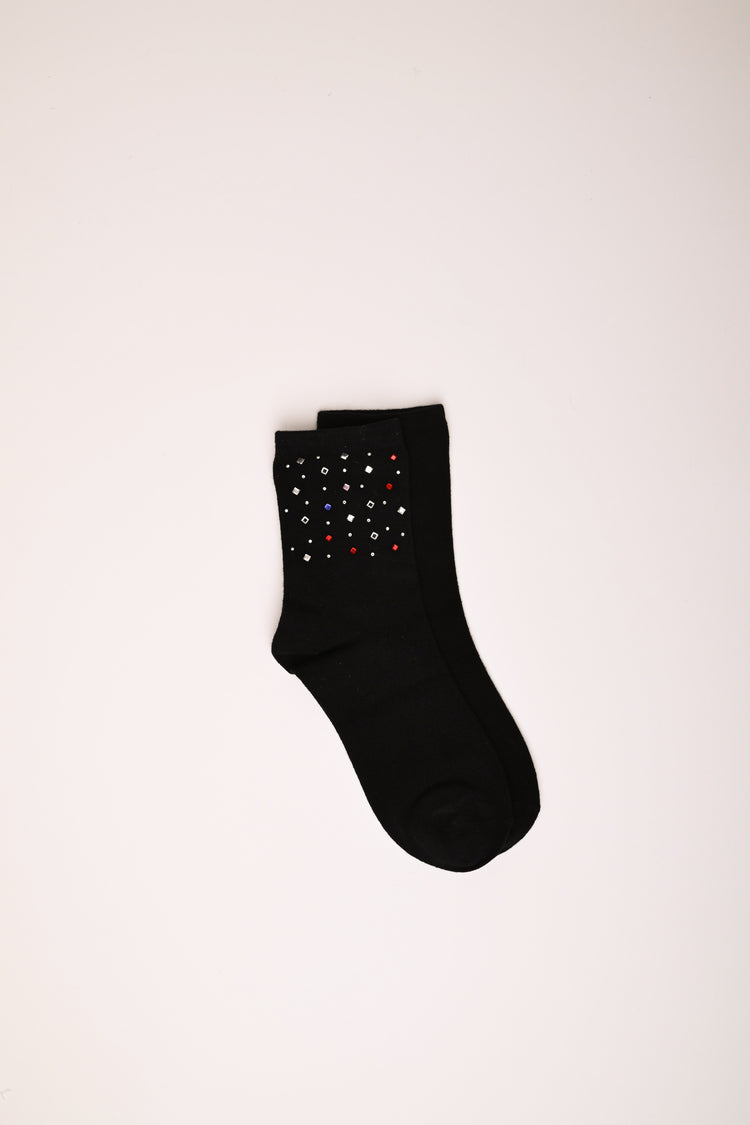 Set di due paia di calzini con strass
