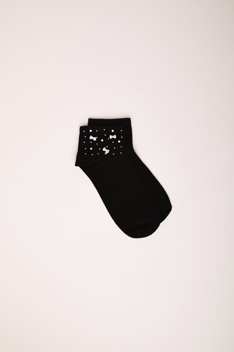 Set di due paia di calzini con strass