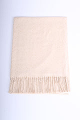 Sciarpa con puntini lurex