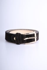 Cintura in pelle scamosciata