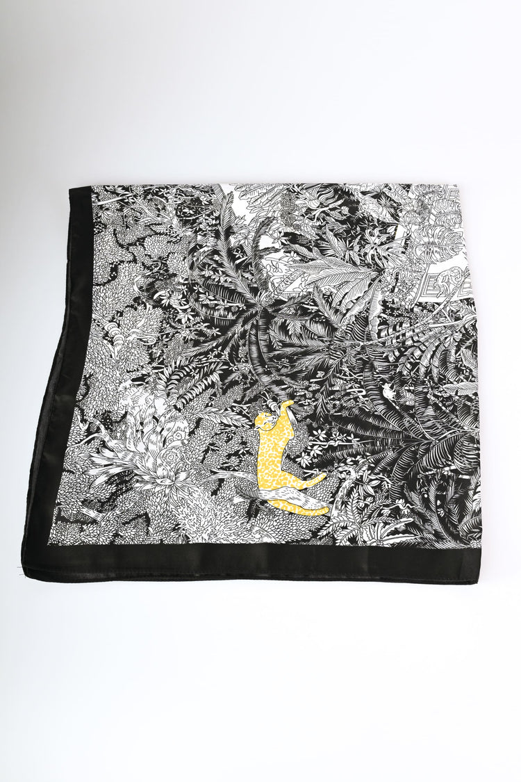 Foulard a stampa esotica