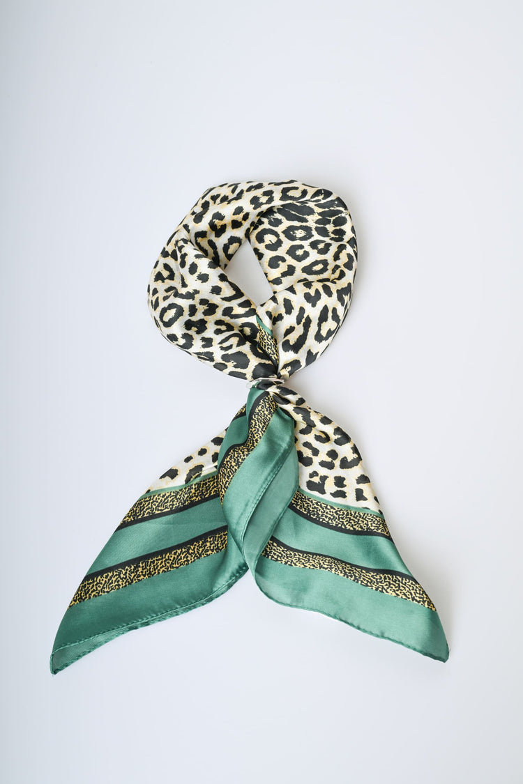 Foulard a stampa animalier