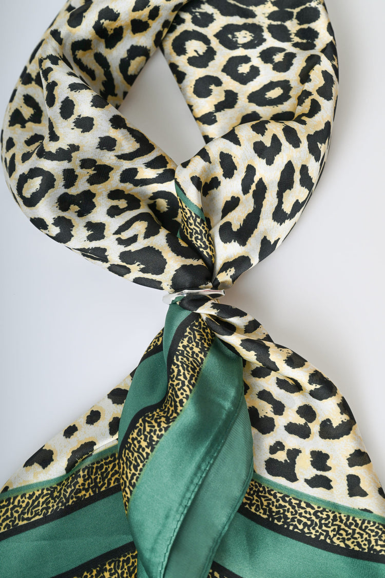 Foulard a stampa animalier