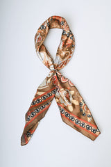 Foulard a stampa floreale