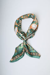 Foulard a stampa floreale