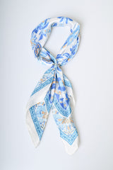 Foulard a stampa floreale