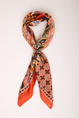 Foulard a stampa patchwork