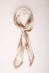 Foulard a stampa floreale