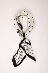 Foulard a stampa pois