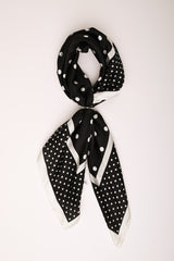 Foulard a stampa pois