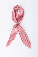 Foulard in raso plissé