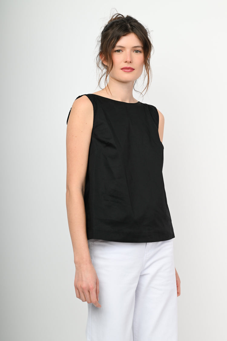 Top con fiocco sul retro
