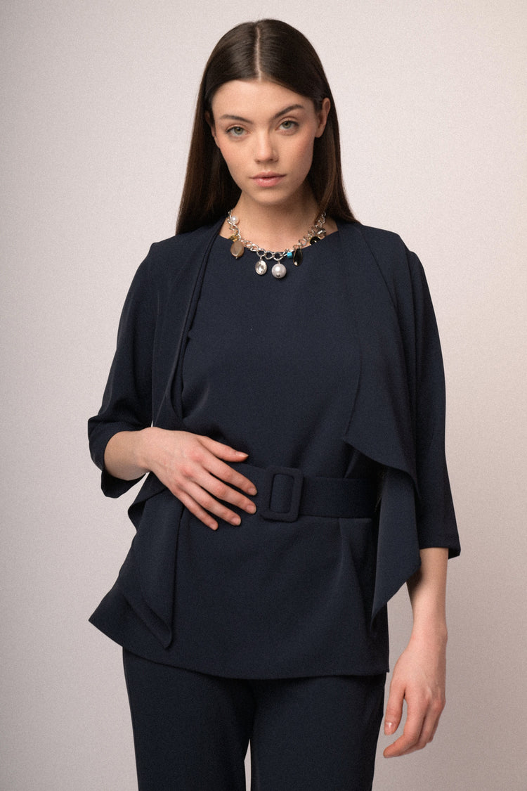Bolero crop e fluido