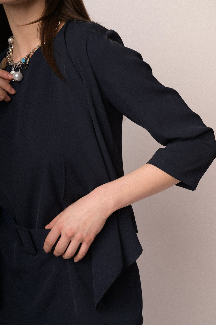 Bolero crop e fluido