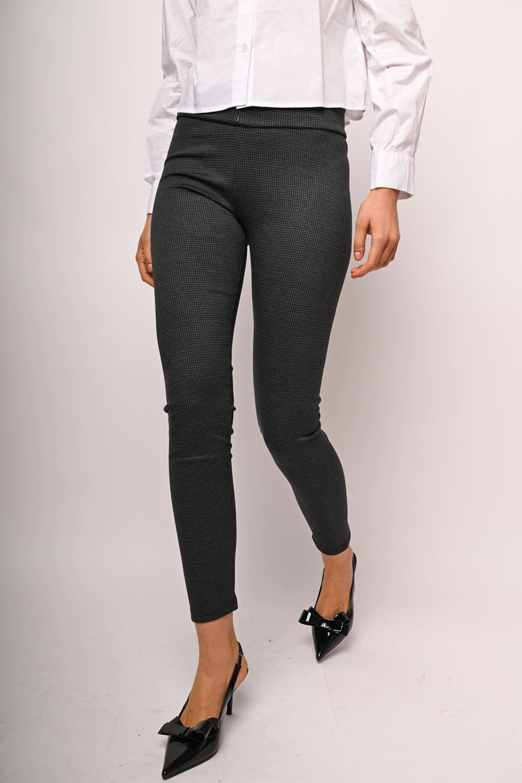 Leggings a stampa micro pied-de-poule