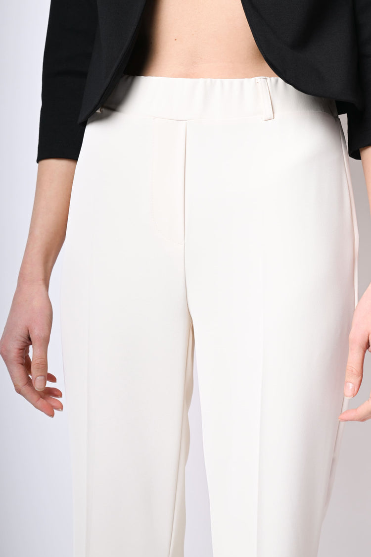 Pantaloni in cady a zampa