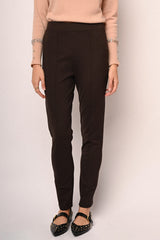 Leggings misto viscosa con impuntura