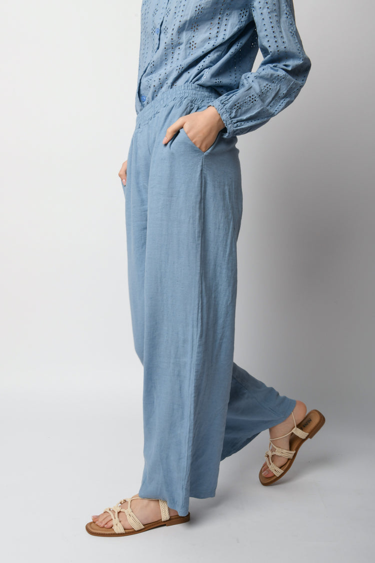 Pantalone palazzo naturale
