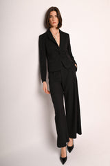 Pantaloni palazzo con glitter