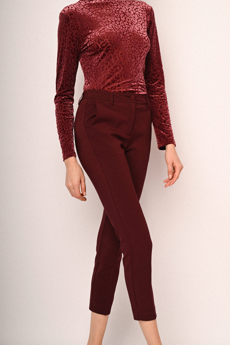 Pantaloni basic slim-fit