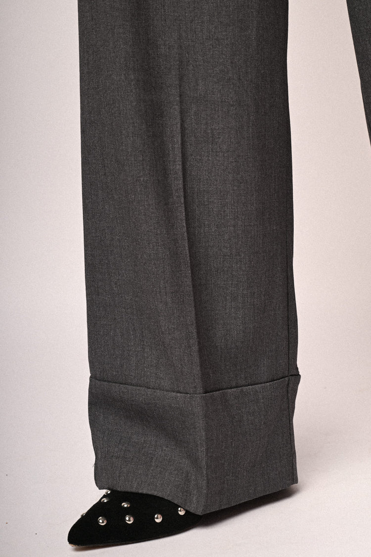 Pantaloni palazzo a vita alta