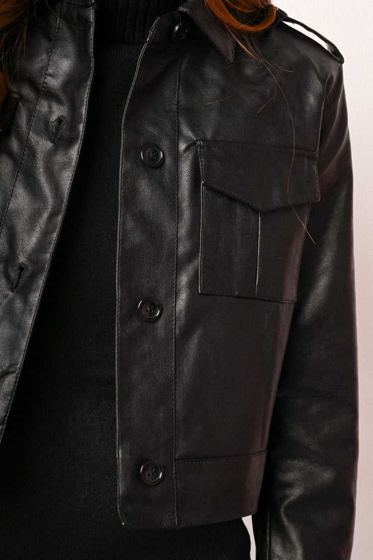 Bomber in similpelle