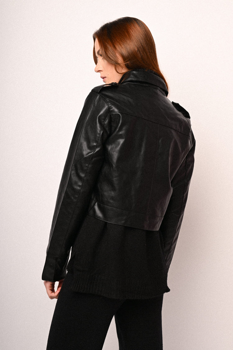 Bomber in similpelle