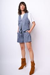 Shorts a stampa gessata