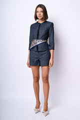 Shorts misto cotone stretch