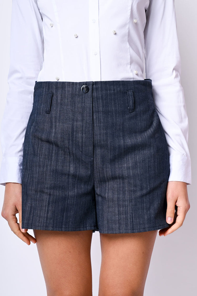 Shorts misto cotone stretch